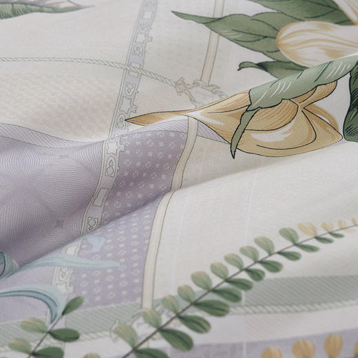 10楼 富安娜 全棉四件套-木槿萱（绿色)吊牌价1580~1680元 活动价499~599元 商品图2