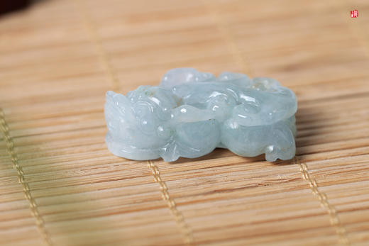 【财运亨通】天然翡翠貔貅吊坠   配精美挂绳 商品图2