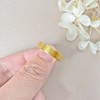 【限时克减150元】足金999.9 古法空心光圈戒指素圈戒指固口圈戒（面宽约4.7-5.2mm）光面四方戒指(AIGFJZ00005-2)（预售产品下单后不退款不退货不换货不补差价 商品缩略图2