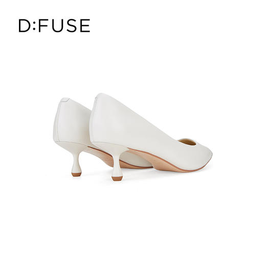Dfuse迪芙斯2024春季新款OL尖头简约通勤细高跟单鞋女DF41111055 商品图5