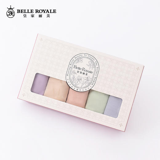 到货啦【99元1盒5条装】轻薄舒心裤女士底裤中高腰版柔软天然纤维盒装5条装DKM1347/1348 商品图5