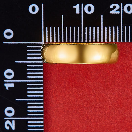 【限时克减150元元】足金999.9 实心活口光面天元戒内福光圈戒(JZ00001-03)（预售产品下单后不退款不退货不换货不补差价）（预售产品下单后不退款不退货不换货不补差价） 商品图3