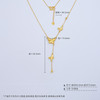 【限时克减150元】足金999 #九紫离火 5G黄金调节AB链车花蝴蝶流苏套链蝴蝶套链(AG5GTL00285)（预售产品下单后不退款不退货不换货不补差价 商品缩略图2
