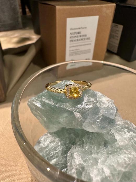 特！绝美招财金色小方糖戒指开口可调节 商品图4