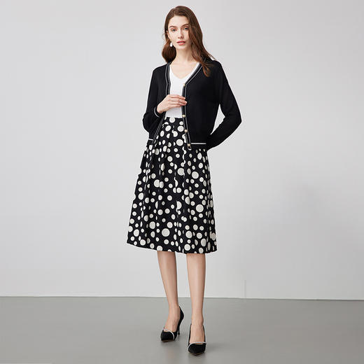 EITIE爱特爱时尚通勤气质百搭针织开衫7301015 商品图1