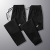 【新款DK】大依优型大码束脚直筒休闲裤松紧腰加肥加大宽松舒适运动裤男装裤子卫裤长裤 商品缩略图2