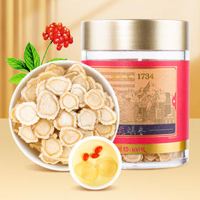 雷允上直营 | 美国进口花旗参片100g/罐（1.4-1.6cm） 参味浓郁 泡茶煲汤