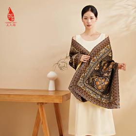 SAINTJOY/上久楷 宋锦双面披肩 飞天舞 YJ14002-1