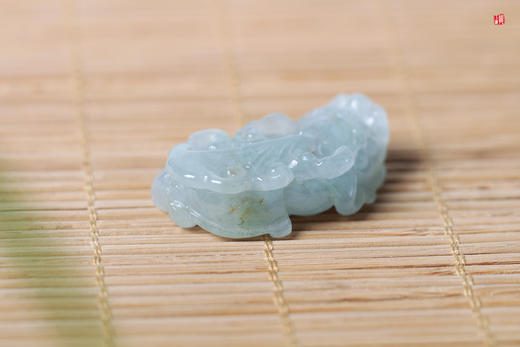 【财运亨通】天然翡翠貔貅吊坠   配精美挂绳 商品图1