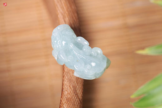 【日进斗金】天然翡翠貔貅吊坠   配精美挂绳 商品图3