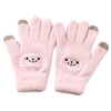 「四色可选！韩版刺绣手套」手套女学生保暖手套可触屏加绒防寒冬季可爱笑脸韩版刺绣骑行手套配饰 商品缩略图4