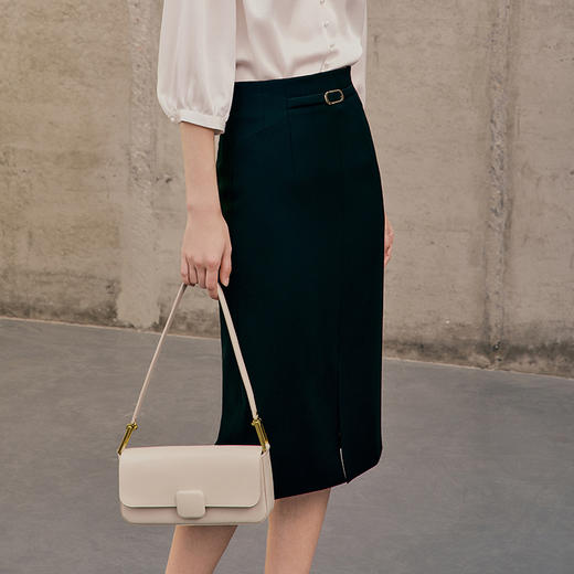 EITIE半裙春季新款开叉半身裙7306012 商品图4