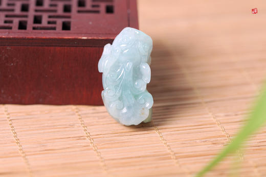 【招财进宝】天然翡翠貔貅吊坠 配精美挂绳 商品图0