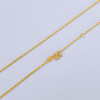 【限时克减150元】足金999 (足金999字印)5G黄金调节十字链项链(5GXL00051-03)（预售产品下单后不退款不退货不换货不补差价） 商品缩略图0