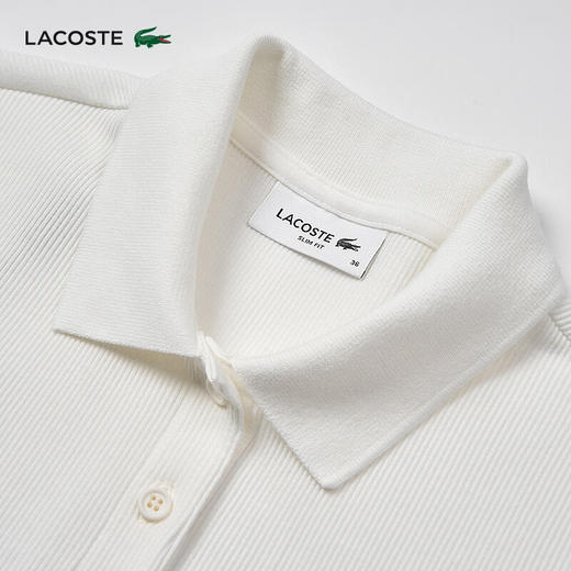 【海南专供价】Lacoste法国鳄鱼女装新款时尚百搭休闲POLO短袖DF5377-10 商品图6