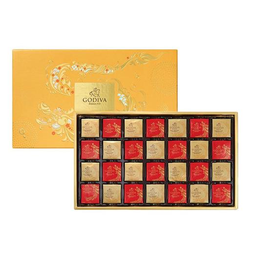 歌帝梵巧运非梵片装巧克力礼盒28片装 145g/盒 商品图0