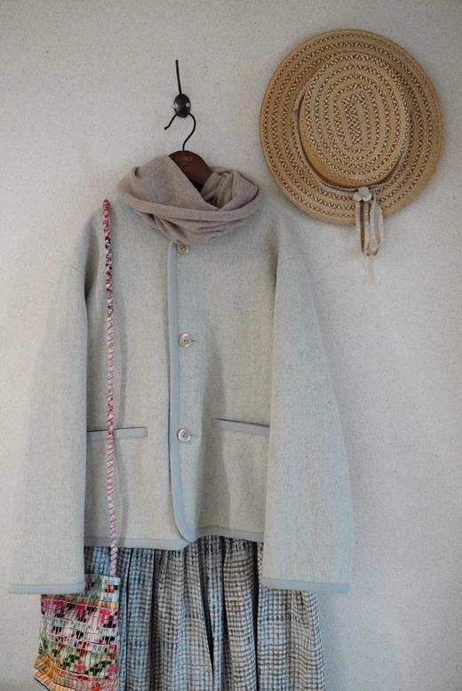 Charpentier de Vaisseau 圆领羊毛外套 商品图5