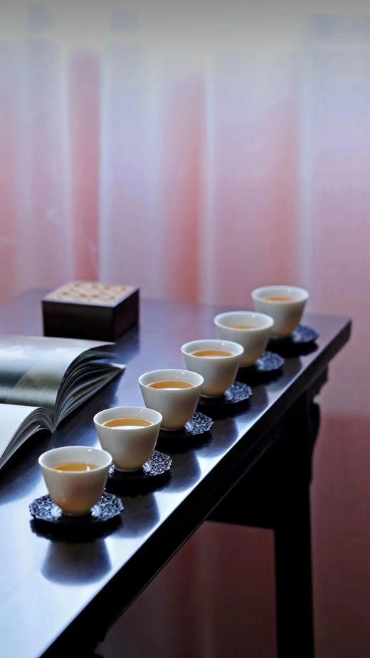 锦绣繁花°缠枝莲纹紫光檀杯垫杯托  6个/套 商品图6