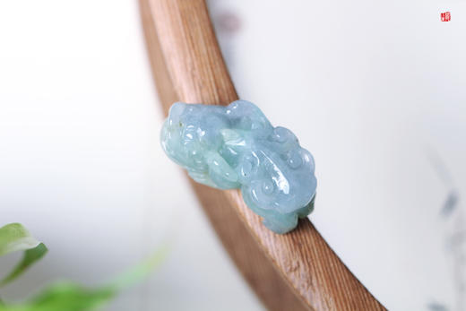 【招财纳福】翡翠貔貅吊坠 配精美挂绳 商品图2