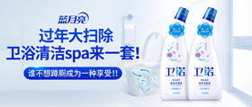 过年大扫除 卫浴清洁spa来一套！