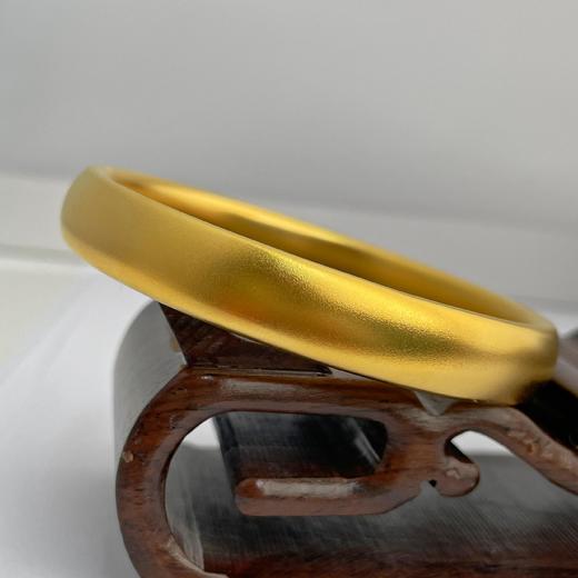 【限时克减150元】足金999 #司凤  古法空心光圈轮胎款宽面手镯(面宽约9.8-10.2mm)固口手镯(UGFSZ00086)预售产品下单后不退款不退货不换货不补差价） 商品图1