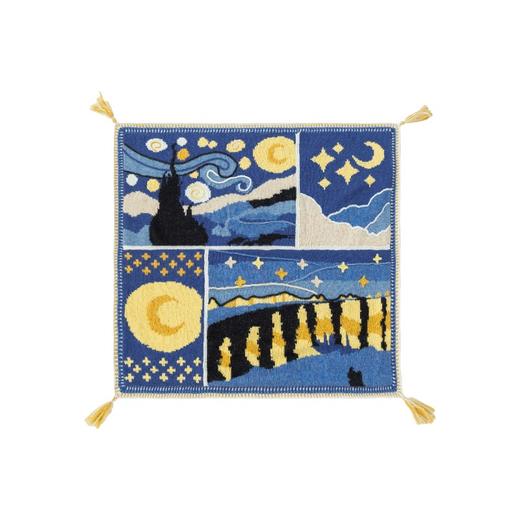 苏苏姐家梵星提花毯手工diy钩针棒针编织毛线团材料包 商品图4