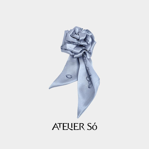 ATELIERSÓ 24SS 胶囊系列-樱桃红花朵发饰 商品图3