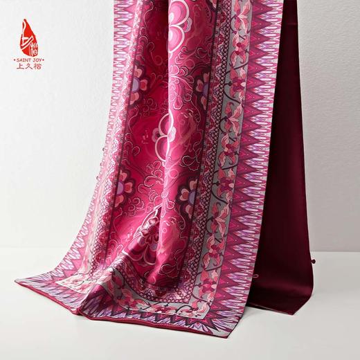 SAINTJOY/上久楷 宋锦双面披肩 飞天舞 YJ14002-1 商品图14