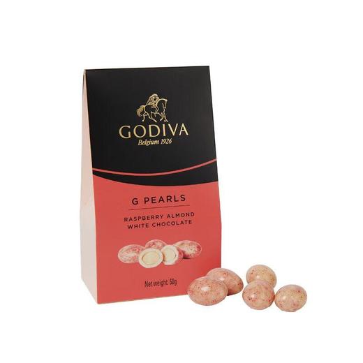 歌帝梵扁桃仁夹心覆盆子白巧克力豆50g 商品图0