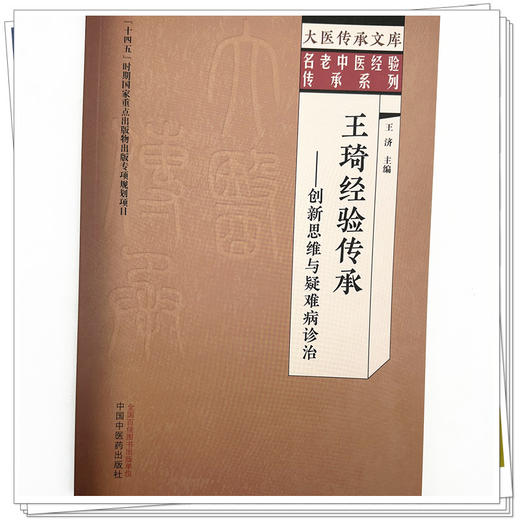 王琦经验传承 创新思维与疑难病诊治 王济 主编 中国中医药出版社 大医传承文库 名老中医经验传承系列 商品图3