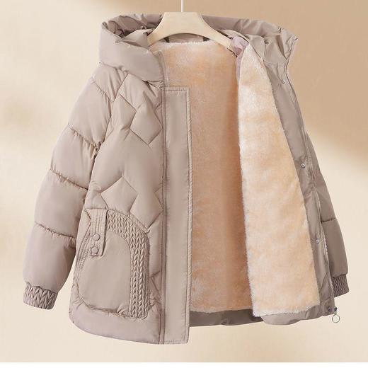 ALBB-中年妈妈冬装棉袄加绒外套2023新款中老年人女装冬季棉衣羽绒棉服 商品图1