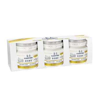 卡士（CLASSY.KISS）原态酪乳125g*3罐 低温酸奶酸牛奶 风味发酵乳 生鲜 商品图2
