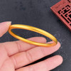 【限时克减150元】足金999.9 【油亮半空心】古法传承(面宽约4.9-5.1mm)古法光圈古法素圈固口古法手镯(GFSZW00022-03)（预售产品下单后不退款不退货不换货不补差价） 商品缩略图2