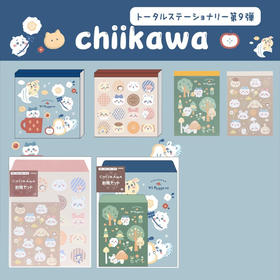 日本SUN-STAR太阳星吉伊卡哇限定便签本信封