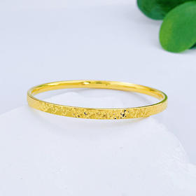 【限时克减150元】足金 #碎碎冰 #【精品】3D硬金空心CNC碎碎冰手镯固口满天繁星手镯（面宽约3.9-4.3mm）(AR3DSZ00006)（预售产品下单后不退款不退货不换货不补差价）