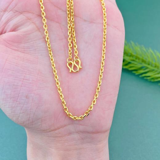 【限时克减150元】足金999.9 十字链项链(XL00042-10)预售产品下单后不退款不退货不换货不补差价 商品图2