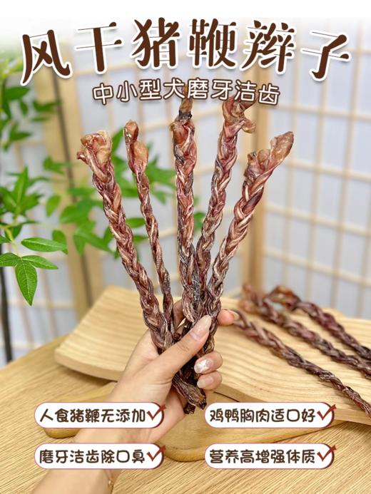 【超火滋补零食】开心麻花风干猪鞭狗狗磨牙洁齿零食 商品图1