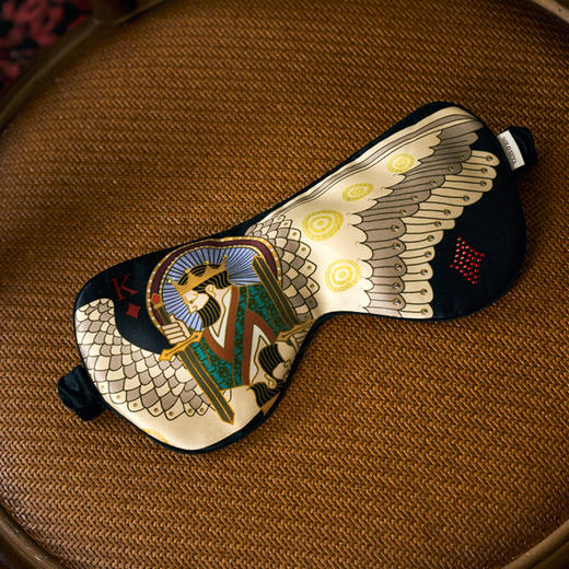 Solo seta22姆米重磅桑蚕丝真丝印花眼罩亲肤舒适可调节新年礼物 商品图2