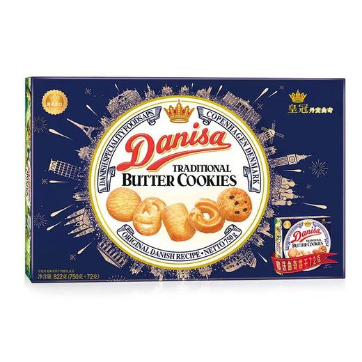皇冠丹麦曲奇饼干822g 商品图0