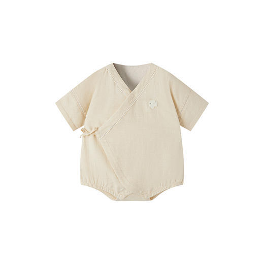 [商场同款]英氏有机棉系列童装连体衣夏婴幼儿纯棉爬服2024新款 商品图4