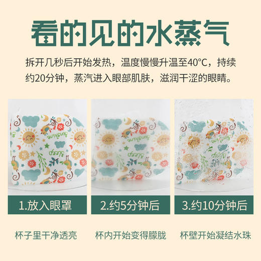 限时福利！拍1发2【春节不打烊！南京同仁堂绿金家园蒸汽眼罩】草本养护，持续温热，棉柔面层，温柔贴敷，柔软呵护你的双眸。艾草护眼贴艾灸眼罩睡眠热敷眼罩 商品图3
