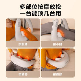 SKG颈椎按摩器【H3-2豪华款】肩颈椎按摩披肩按摩垫充电便携斜方肌揉捏车载腰背腿部按摩