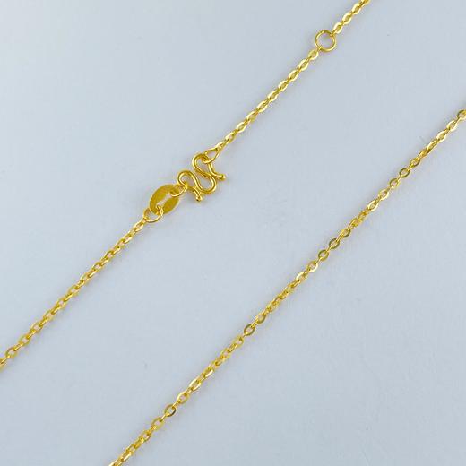 【限时克减150元】足金999 (足金999字印)5G黄金O字链调节项链(5GXL00040)（预售产品下单后不退款不退货不换货不补差（预售产品下单后不退款不退货不换货不补差 商品图1
