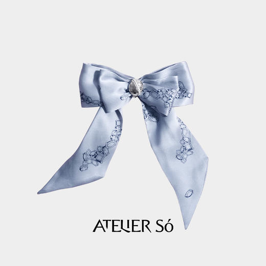 ATELIERSÓ 24SS 胶囊系列-樱桃红蝴蝶结发饰 商品图3