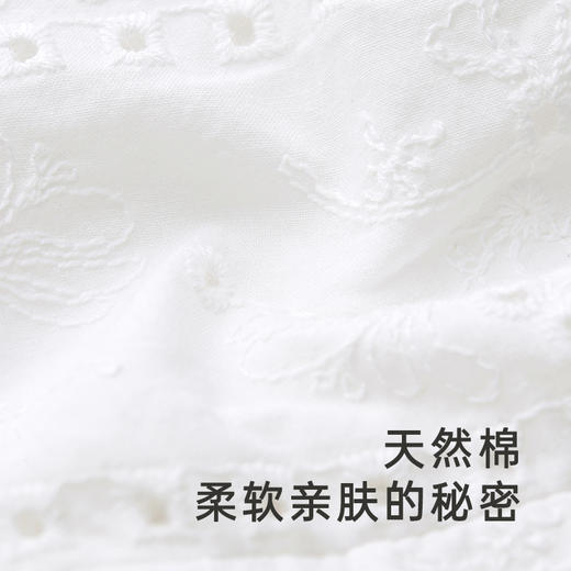 【商场同款】英氏童装法式甜美小白裙女宝春夏纯棉连衣裙新款 商品图2