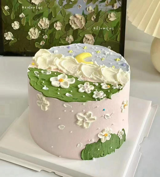 8寸定制蛋糕（茉莉蜜瓜） 商品图0