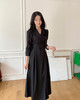 2025早春【新品法式轻奢赫本风 显瘦西装连衣裙】韩版气质翻领 收腰长裙 商品缩略图6