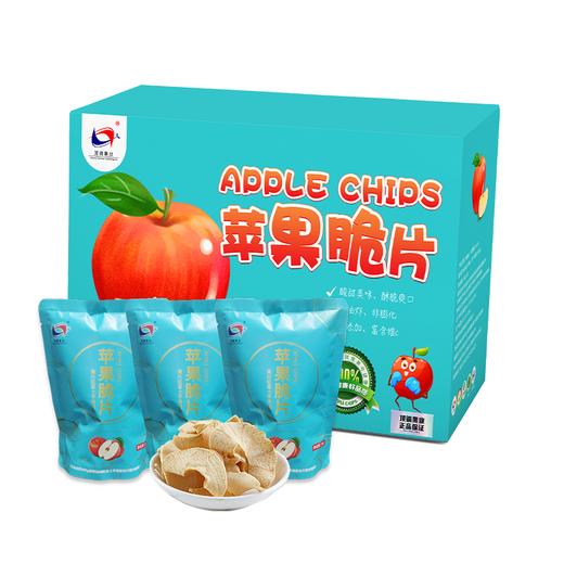 【苹果脆片】洛川苹果 陕西红富士苹果脆片12袋装 水果苹果干 礼盒装 万事如意脆片礼盒装 商品图0