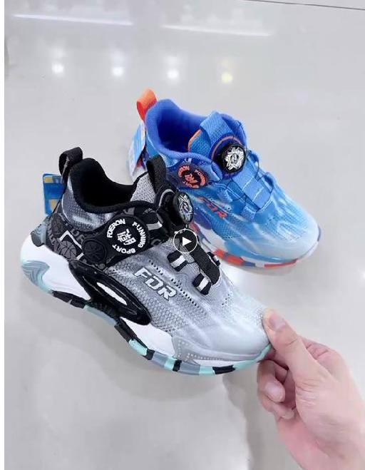 福得隆 L220 单网纽扣 34-39 篮球鞋 商品图2