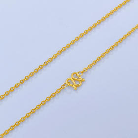 【限时克减150元】足金999.9 O字链项链(XL00008-09)预售产品下单后不退款不退货不换货不补差价